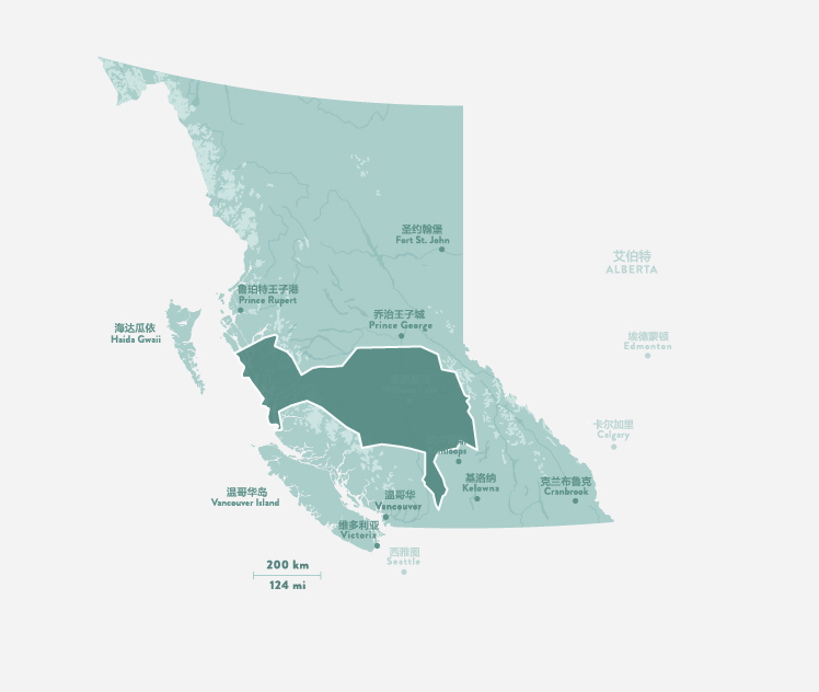 Map of British Columbia